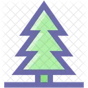Monochromic Christmas Tree Icon