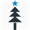 Christmas Tree Decorated Decoration Icon