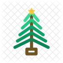 Pine Tree Year Christmas Icon