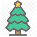 Christmas Color Tree Icon