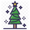Christmas Tree Decoration Xmas Icon