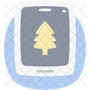 Christmas Tree Flat Rounded Icon Icon
