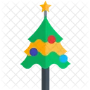 Christmas Tree Holiday Decor Yuletide Centerpiece Icon