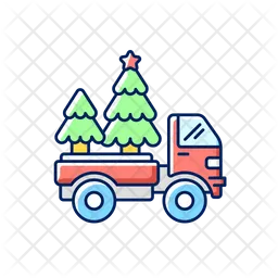 Christmas Tree Delivery  Icon