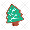 Christmas tree ginger bread  Icon