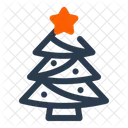 Christmas Tree Decoration Festive Icon