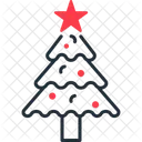 Christmas Tree Festive Holiday Icon