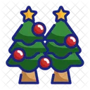 Christmas Tree Decoration Festive Icon