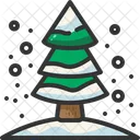 Pine Tree Winter Icon