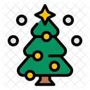 Christmas Tree Ornament Star Icon