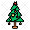 Chirstmas Tree Green Nature Icon
