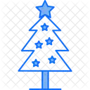 Tree Star Xmas Icon