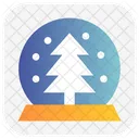 Christmas Tree Snowball  Icon