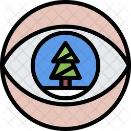 Christmas Tree Vision  Icon