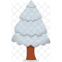 Christmas tree white  Icon