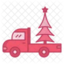 Truck Transportation Christmas Icon