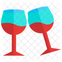 Christmas Wine Glass  Icône