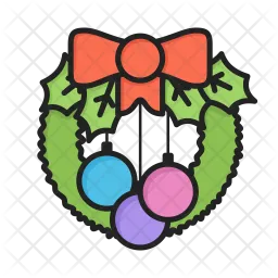 Christmas wreath  Icon