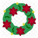 Christmas Wreath Christmas Decoration Ornament Icon