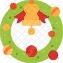 Wreath Bell Ornaments Icon