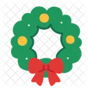 Wreath Christmas Holidays Icon