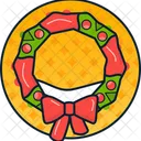 Christmas Wreath Ornament Garland Icon