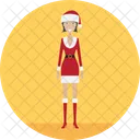 Christmaslady Christmas Holiday Icon
