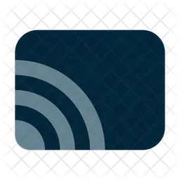 Chromecast Cast Button Icon - Download in Dual Tone Style