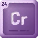 Chromium Iron Chemistry Icon
