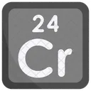 Chromium Periodic Table Chemists Icon