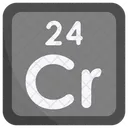 Chromium Periodic Table Chemists Icon