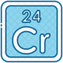 Chromium Periodic Table Chemists Icon