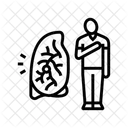 Chronisch obstruktive  Symbol