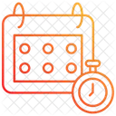 Suivi Du Calendrier Suivi Des Progres Planification Et Coordination Icône