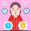 Chronomentrophobia Fear Of Clocks Icon