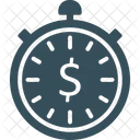 Chronometer Timekeeper Dollar Icon