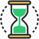 Chronometer Hourglass Egg Icon