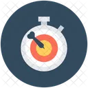 Chronometer Target Aim Icon