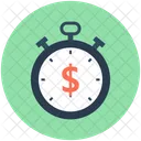 Chronometer Timekeeper Dollar Icon