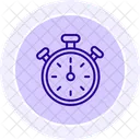 Icone De Ligne De Chronometre Icon