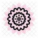 Farming And Gardening Chrysanthemum Blossom Icon