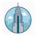 Chrysler Famous Building Landmark Icon