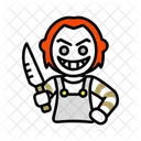 Chucky Doll Knife Icon