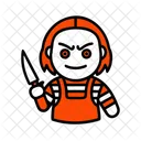 Chucky Doll Knife Icon