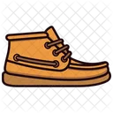 Chukka Moccasin Brown Boots Shoes  Icon