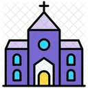 Church Building Religion Icon