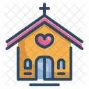 Church Heart Love Icon