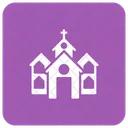 Church Castle Catholic Icon