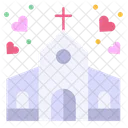 Church Building Wedding Icon