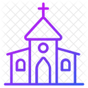 Church Building Religion Icon